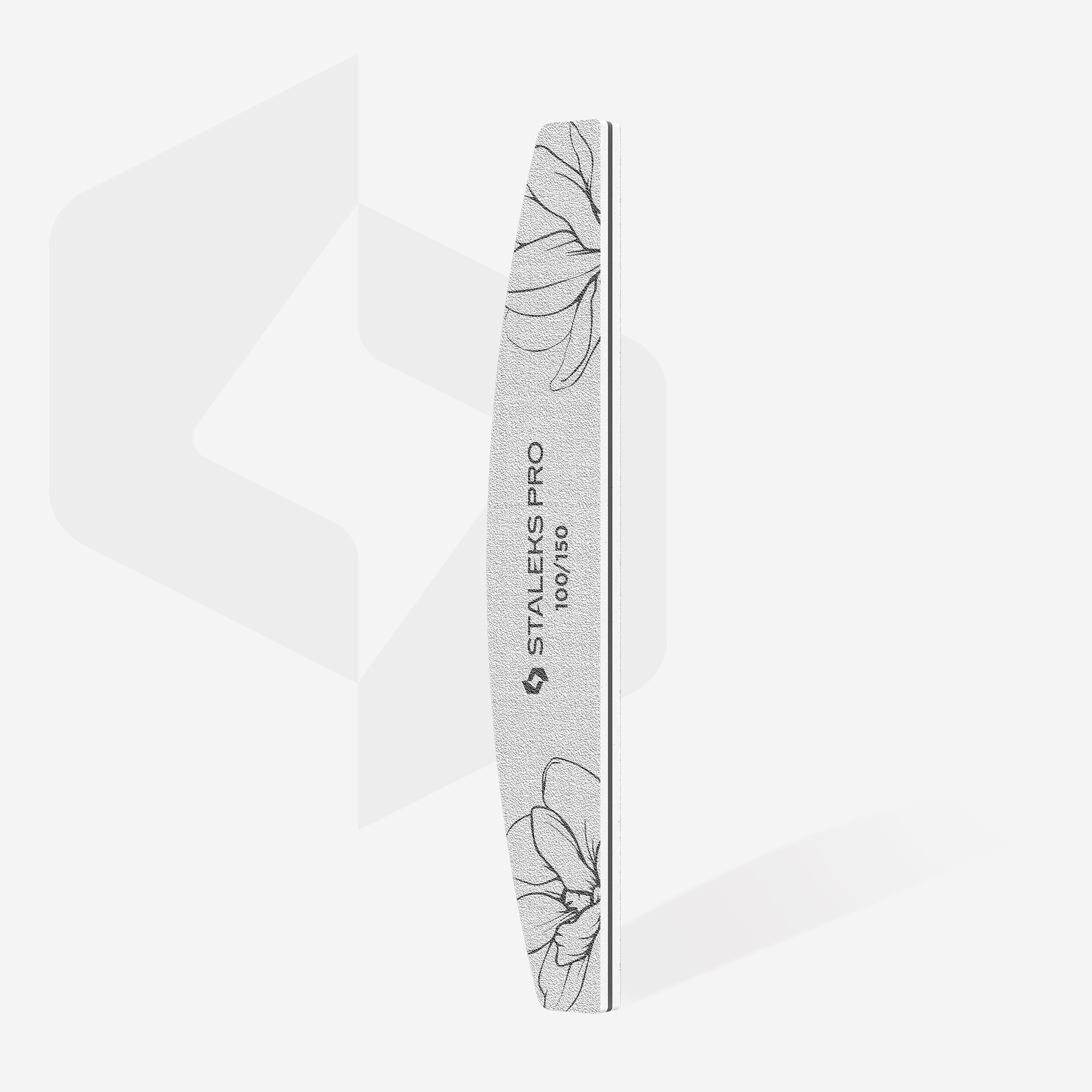 Минерална пила за нокти STALEKS Crescent EXPERT 40 грит 100/100 Image 01