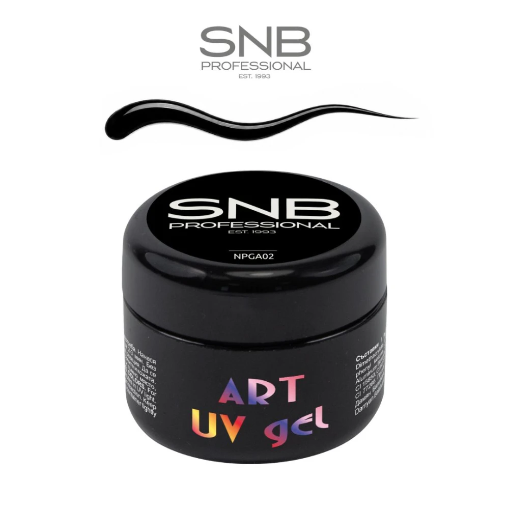 SNB Арт Гел UV – Бял, 5 мл (Copy) Image 01