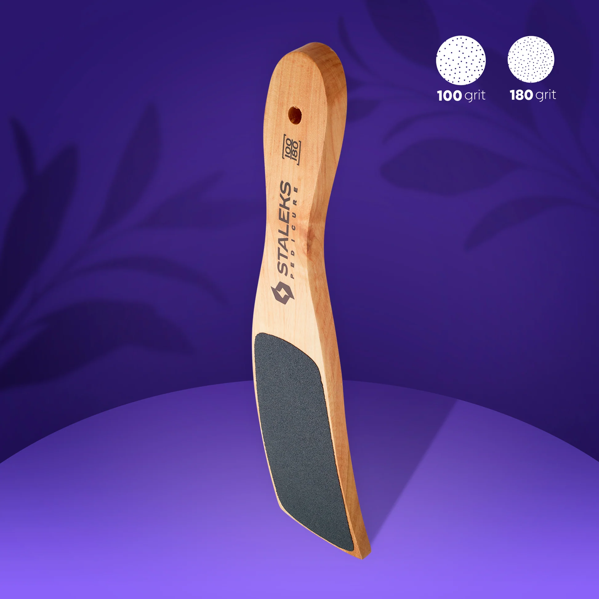 STALEKS BEAUTY & CARE 10 TYPE 1 - Двустранна дървена пила за пети, 100/180 грит (Copy) Image 01