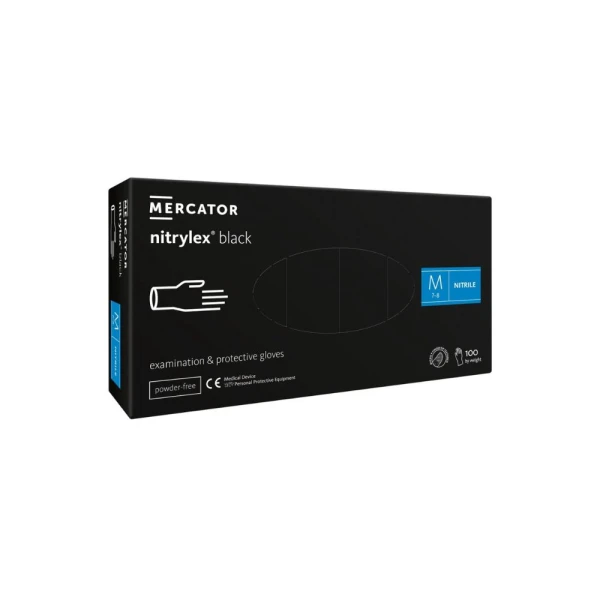 Нитрилни ръкавици MERCATOR NITRYLEX - Черни XS (Copy) Image 02