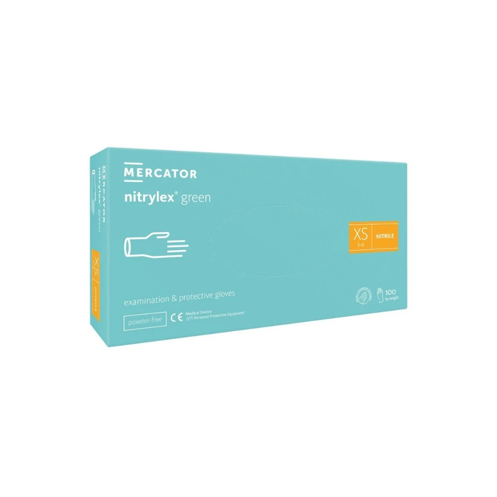 Нитрилни ръкавици MERCATOR NITRYLEX - Розови XS (Copy) Image 02