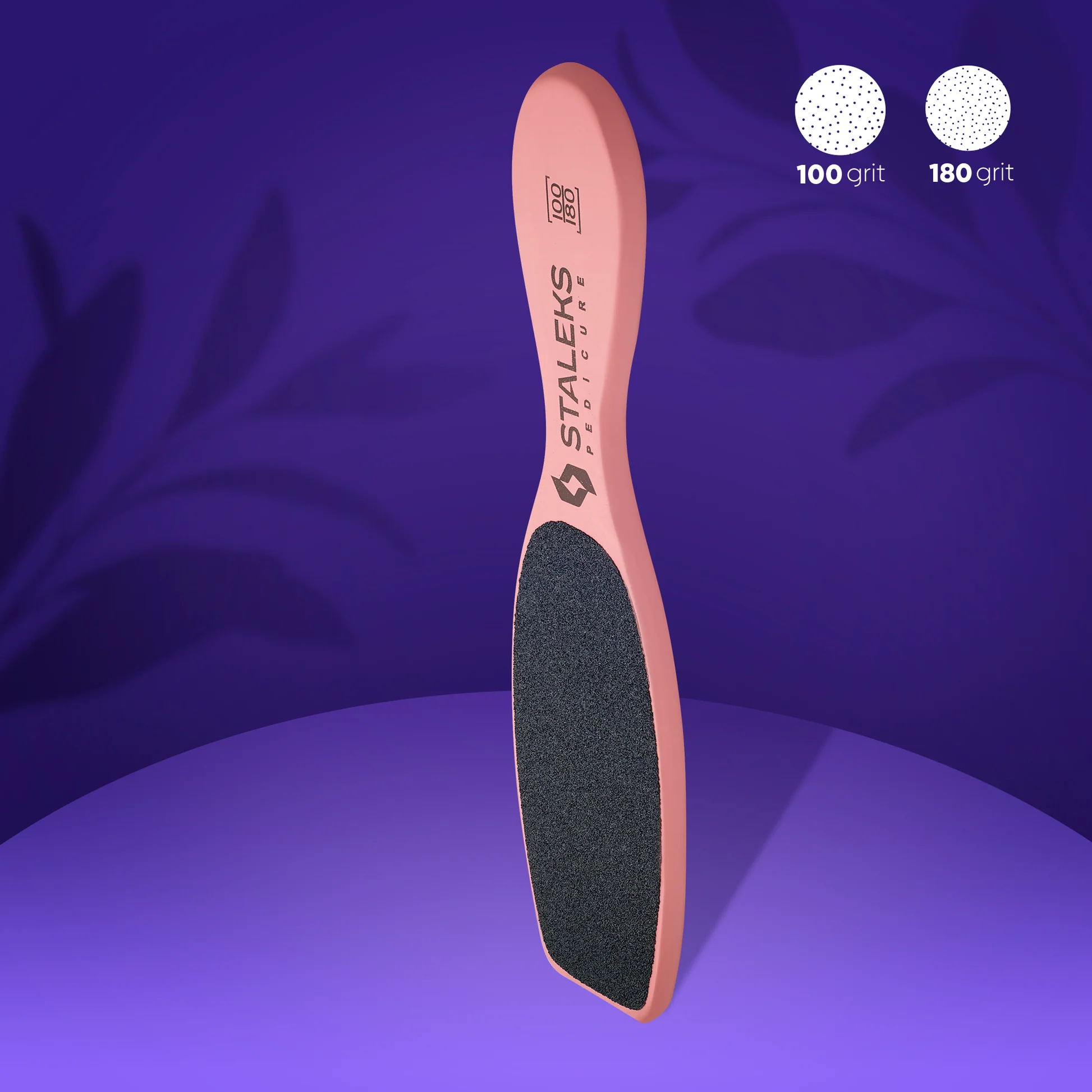 STALEKS BEAUTY & CARE 20 TYPE 3 - Двустранна дървена пила за пети, 100/180 грит Image 01