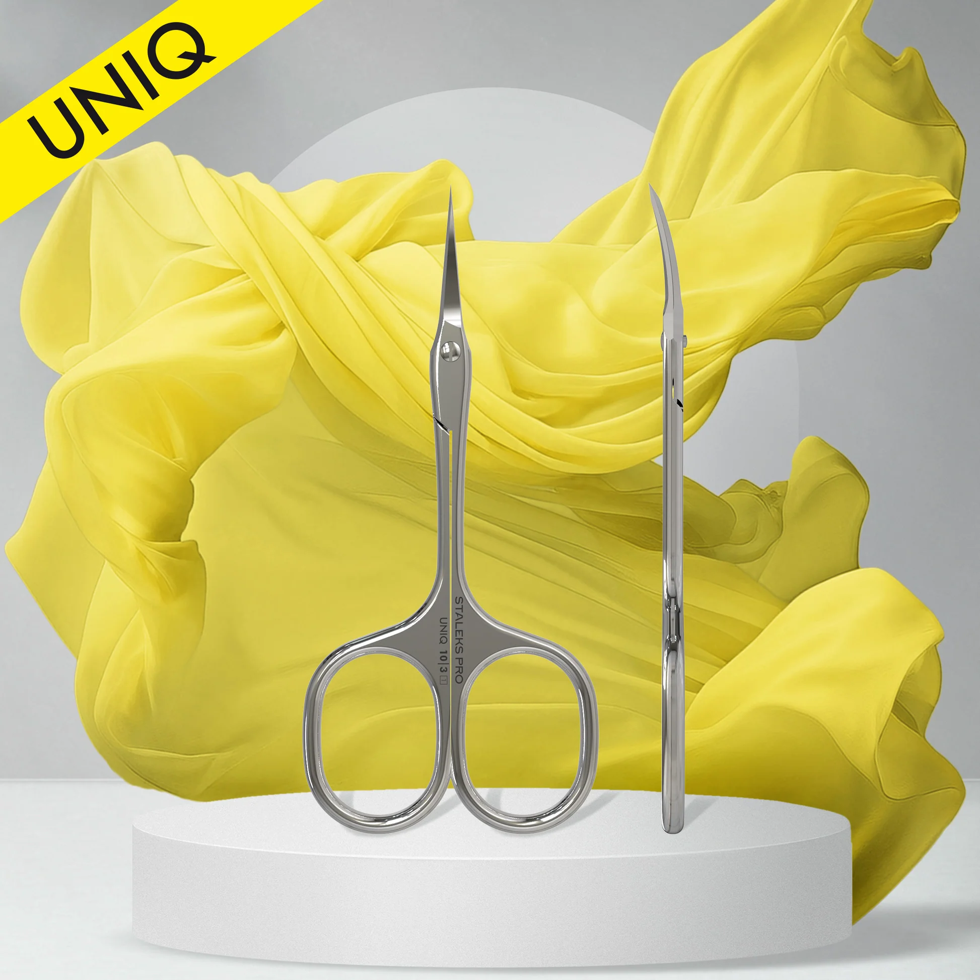 STALEKS UNIQ 10 TYPE 3 Ballerina - Професионални ножички за кожички Image 01