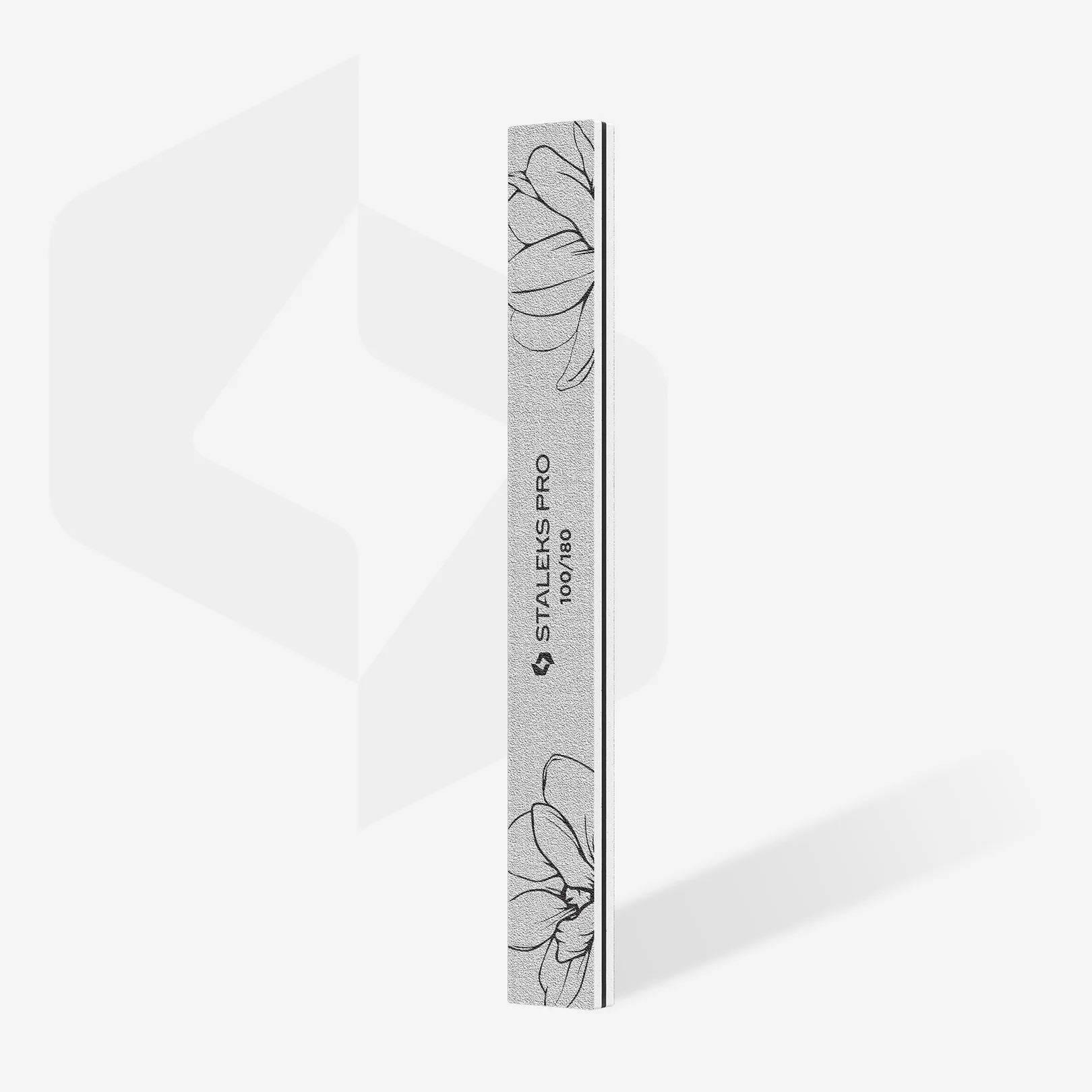 Минерална пила за нокти STALEKS Straight EXPERT 20 грит 100/180 Image 04