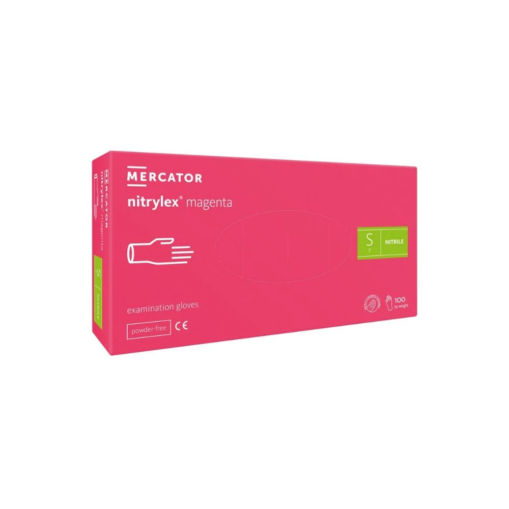 Нитрилни ръкавици MERCATOR NITRYLEX - Маджента XS (Copy) Image 08