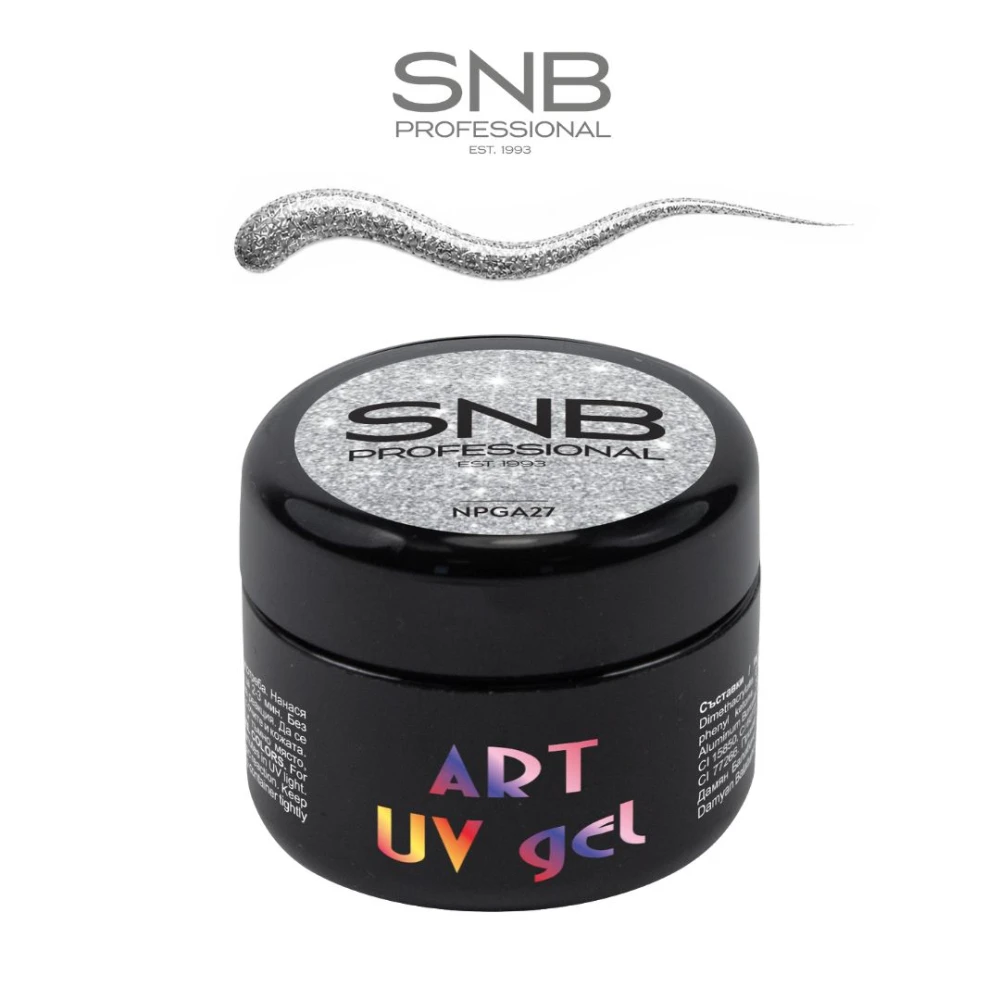 SNB Арт Гел UV – Бял, 5 мл (Copy) Image 02