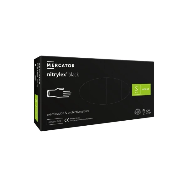 Нитрилни ръкавици MERCATOR NITRYLEX - Черни XS (Copy) Image 04