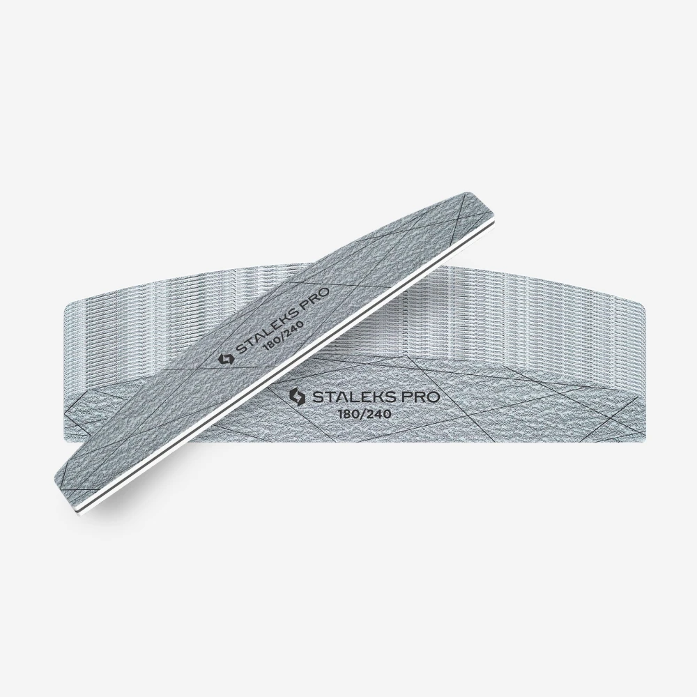 180/240 STALEKS Crescent SMART 40  Минерална пила за нокти - пакет от 25 броя