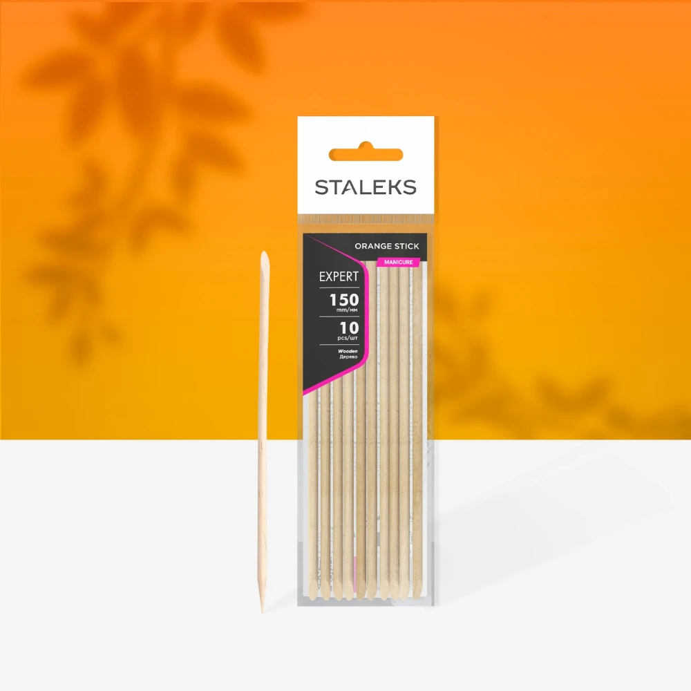 STALEKS EXPERT Дървени портокалови пръчици, 150 мм (10 бр.)