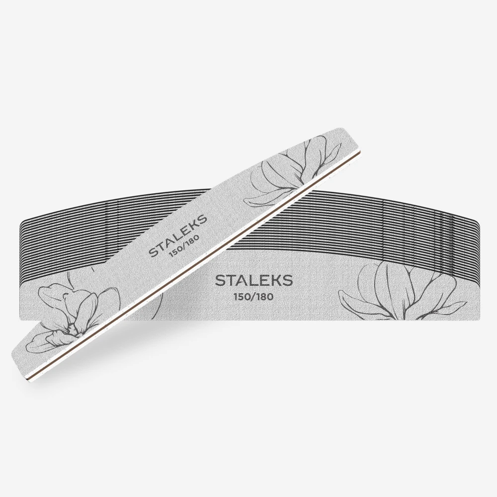 150/180 STALEKS Crescent EXPERT 40  Минерална пила за нокти - пакет от 25 броя