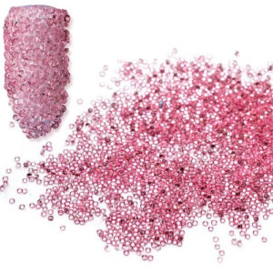 Мини кристали за декорация - Розови