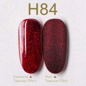 Брокатен UV гел за рисуване или нанасяне върху цял нокът - H84